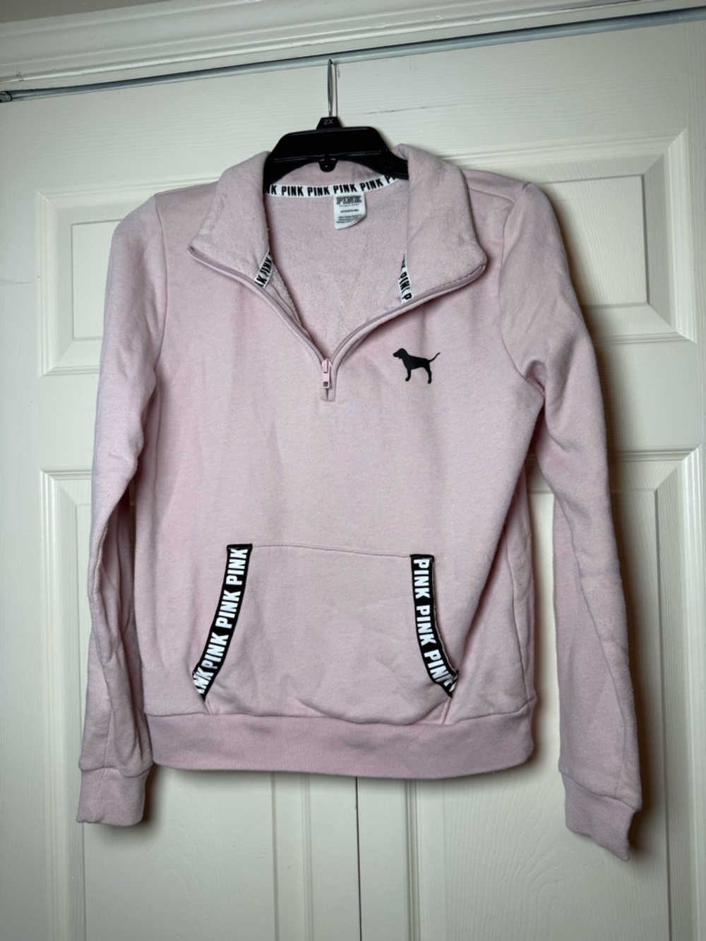 PINK Victoria's Secret quarter-zip sweatshirt‎